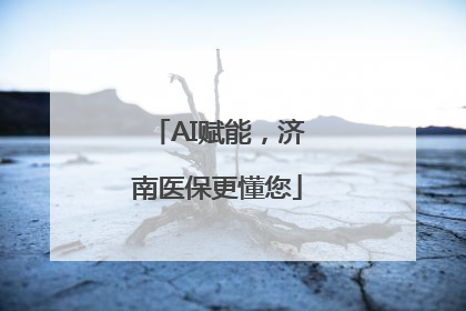 AI赋能，济南医保更懂您